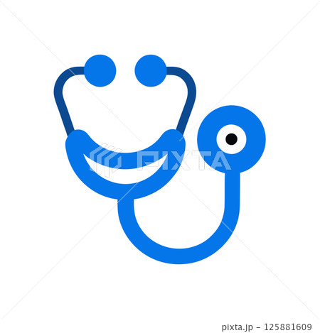 Stethoscope Icon Vector Illustration for Medical and Healthcare Designs 125881609