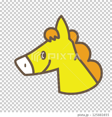 A simple illustration of the zodiac sign for New Year's cards A simple illustration of the zodiac sign for New Year's cards 125881655