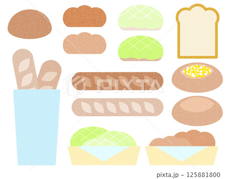 パンの素材セット(画用紙) B パンの素材セット(画用紙) B 125881800