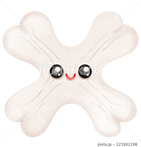 Cute cartoon human bones Cute cartoon human bones 125882286