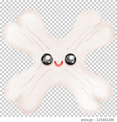Cute cartoon human bones Cute cartoon human bones 125882286
