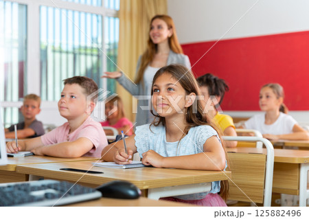 Pupils in classroom 125882496