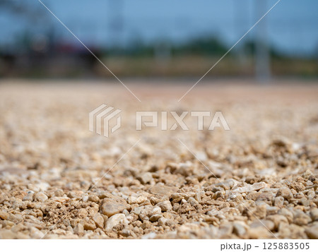 Exploring gravel landscapes rural area photographic view natural environment ground perspective 125883505