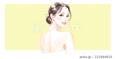 女性・女の子のイラスト素材 125884610