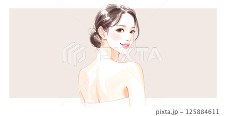 女性・女の子のイラスト素材 125884611