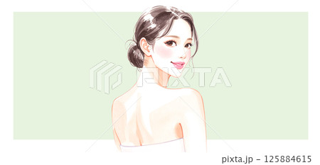 女性・女の子のイラスト素材 125884615