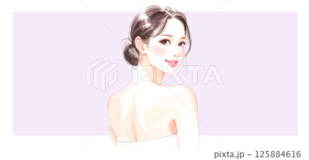 女性・女の子のイラスト素材 125884616