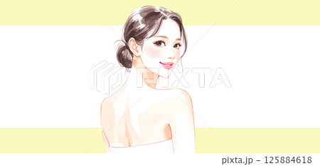 女性・女の子のイラスト素材 125884618