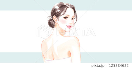 女性・女の子のイラスト素材 125884622