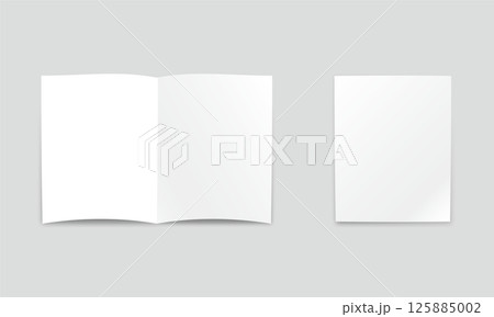 リーフレット　モックアップ 125885002