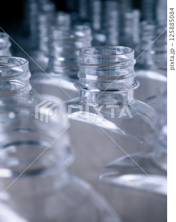 Plastic Bottle Packaging for Beverage Manufacturing. Plastic Bottle Packaging for Beverage Manufacturing. 125885084