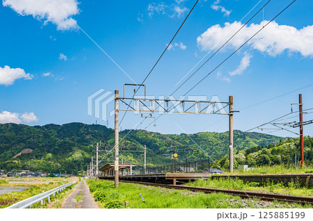 北陸本線余呉駅 滋賀県長浜市余呉町 北陸本線余呉駅 滋賀県長浜市余呉町 125885199