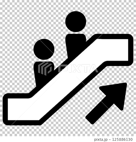 エスカレーター アイコン 上り エスカレーター アイコン 上り 125886130