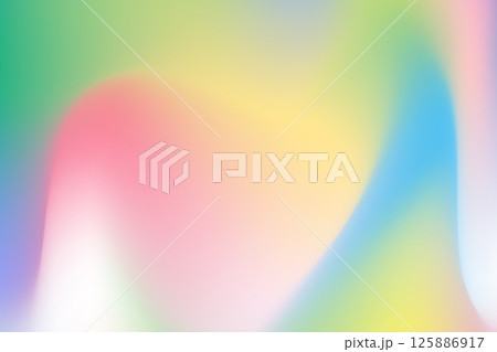 カラフルなグラデーション背景素材 125886917