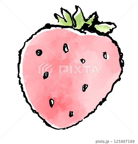 イチゴのイラスト イチゴのイラスト 125887189