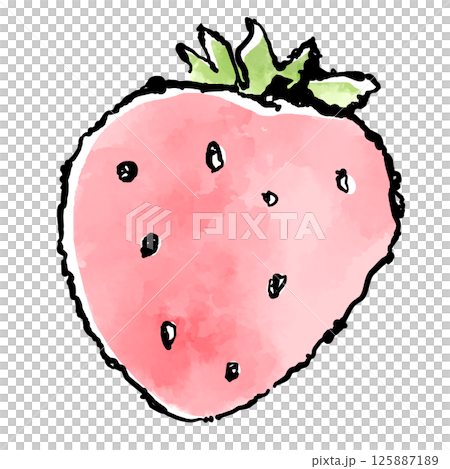 イチゴのイラスト イチゴのイラスト 125887189
