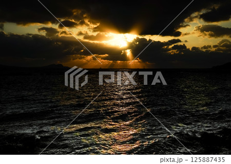 <五島風景>夜明けの富江キャンプ村 <五島風景>夜明けの富江キャンプ村 125887435