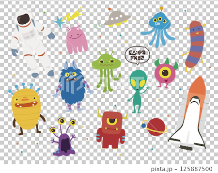 外星人和有趣的空間材料集 125887500