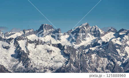 Peak Badile and Cengalo in Masino Valley Peak Badile and Cengalo in Masino Valley 125888960