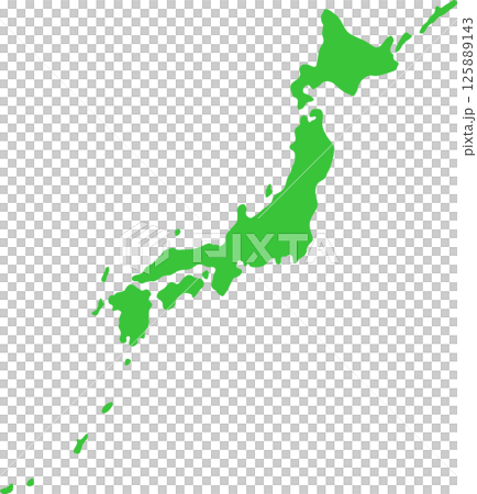 日本地図 125889143