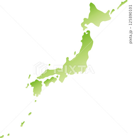 日本地図 125890101