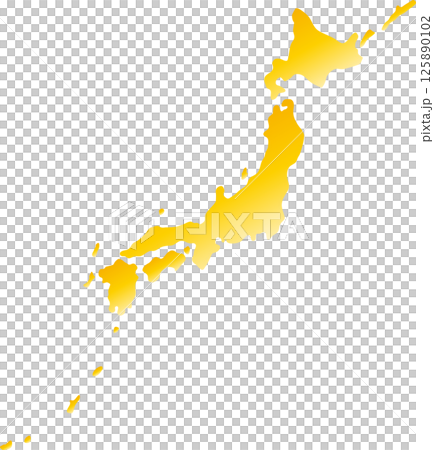 日本地図 日本地図 125890102