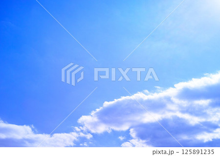 青空と雲イメージ 青空と雲イメージ 125891235