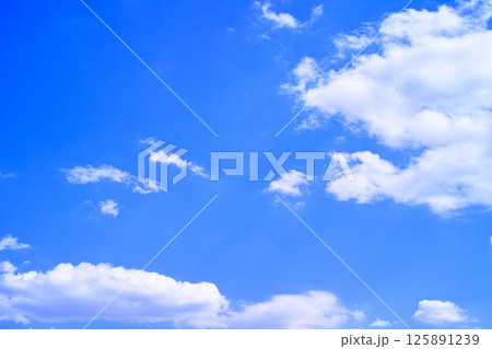 青空と雲イメージ 青空と雲イメージ 125891239