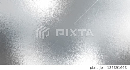Silver foil texture background, light reflectionのイラスト素材 [125891668] - PIXTA