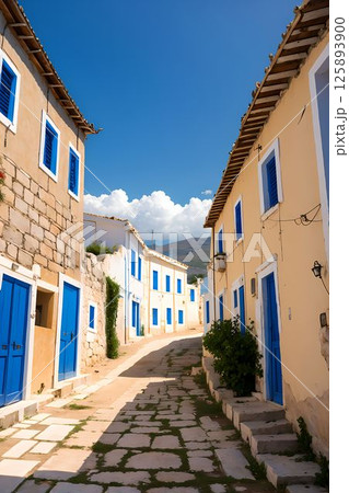 地中海をイメージした建物 125893900