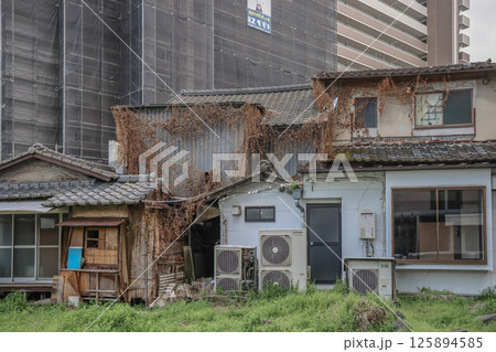 March 24 2025 Abandoned Residential Houses in an Urban, Japan 125894585
