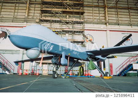 米軍の最新鋭ドローン航空機 米軍の最新鋭ドローン航空機 125896411