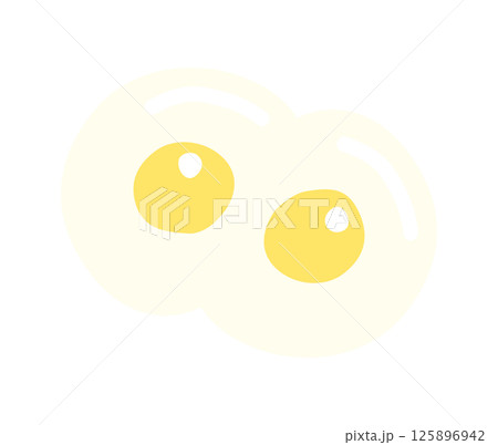 双子のたまごのイラスト 125896942