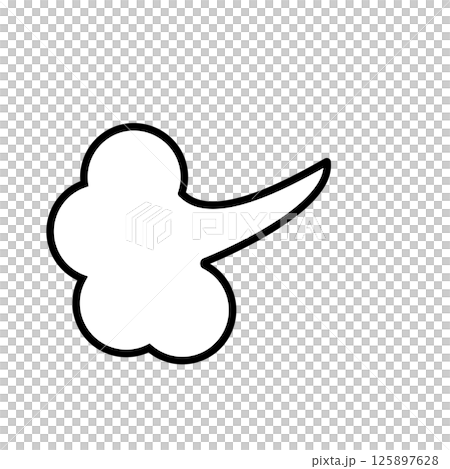 感情表現 ため息 空気 イラスト モノクロ 感情表現 ため息 空気 イラスト モノクロ 125897628
