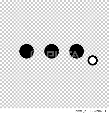 Emotion expression silence image icon monochrome 125898291