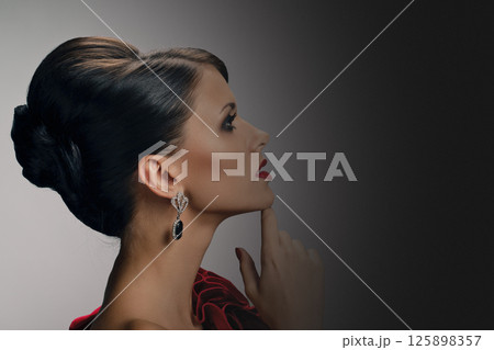 Attractive luxury brunette Attractive luxury brunette 125898357