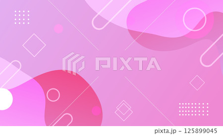 春や女性向けデザインに最適な抽象アート背景 125899045
