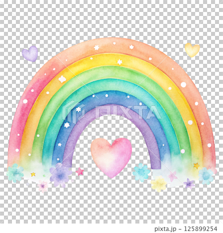 Mother's Day Watercolor Minimal White Background 125899254