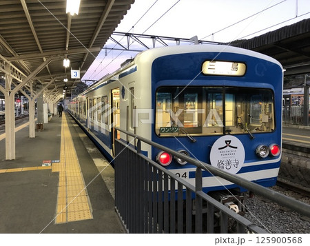 三島行きの電車　伊豆箱根鉄道・修善寺駅 125900568