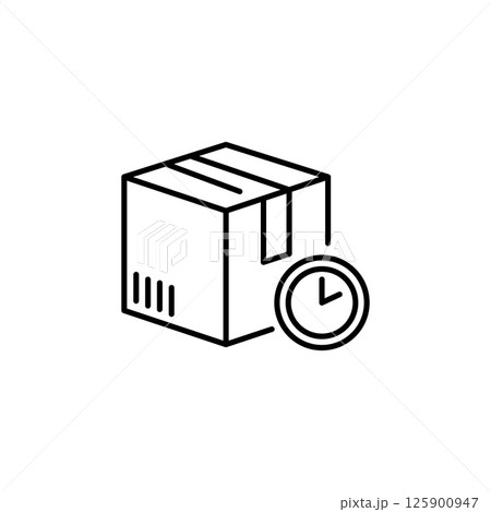 Delivery Box Icon Delivery Box Icon 125900947