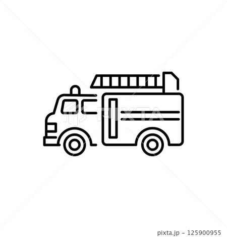 Fire Truck Icon Fire Truck Icon 125900955