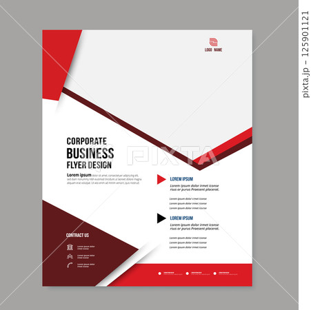 Corporate card template with special design Corporate card template with special design 125901121