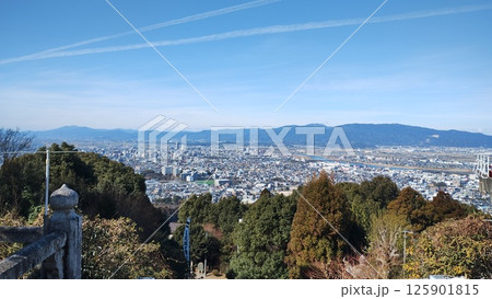 甲山の南側の山麓に位置する甲山大師神呪寺の展望台からの眺め 125901815