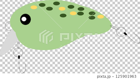 ルアーのイラスト ルアーのイラスト 125901963