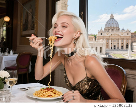 パスタとバチカン美術館 125902132