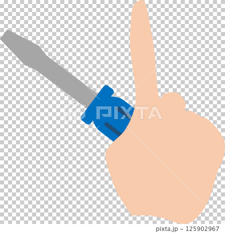 Graphic material illustration of holding tools Graphic material illustration of holding tools 125902967