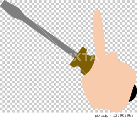 Graphic material illustration of holding tools Graphic material illustration of holding tools 125902968