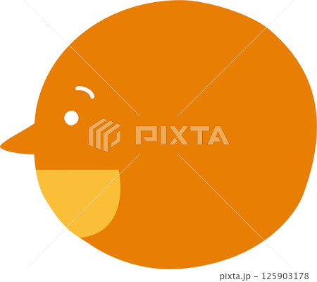 cute doodle minimal hand draw speech bubble balloon orange color with facial expression, text box think speak talk banner, flat design png illustration 125903178