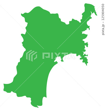 宮城県　地図 125904050