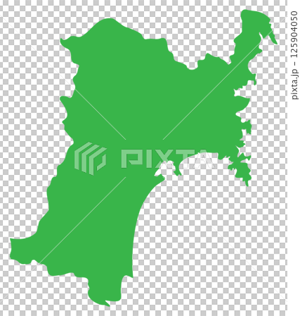 宮城県　地図 125904050